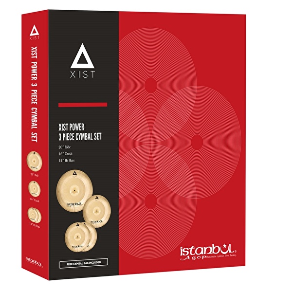 İSTANBUL AGOP IXPWS3 - Xist Power 3'lü Zil Seti