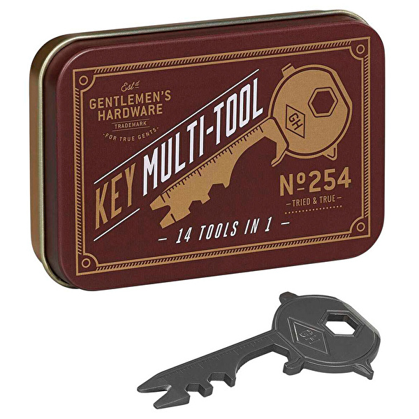 GENTLEMEN'S HARDWARE Çok Amaçlı Titanium Alet 14-in-1