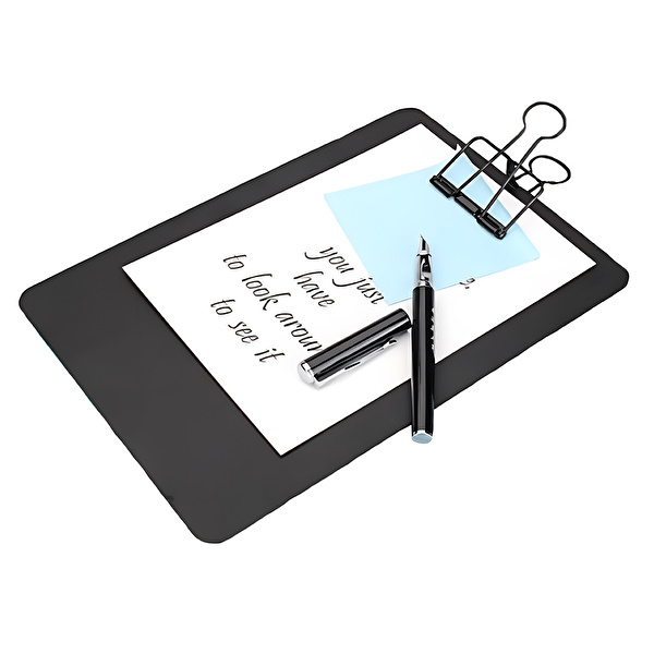 KAYIGO Tiny Alüminyum A4 Clipboard Siyah