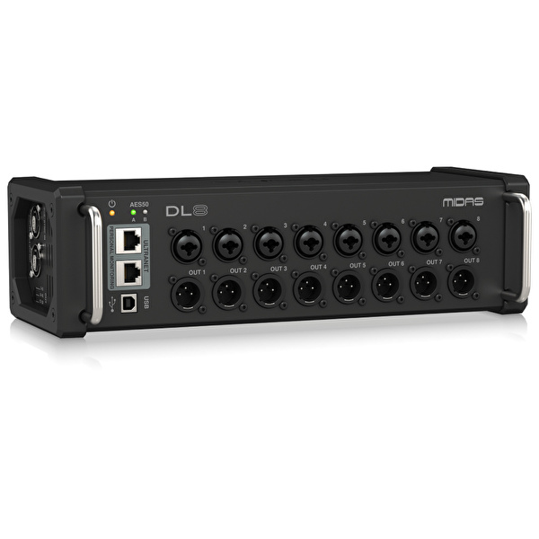 Midas DL8 PoE-Aktif 8 Giriş, 8 Çıkış Stage Box