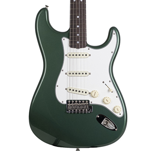 Fender Custom Shop Limited Edition L-Series Fat 1964 Stratocaster Closet Classic Aged Sherwood Green Elektro Gitar