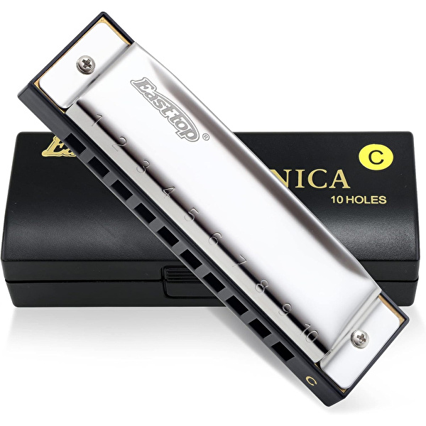 EAST TOP T10-3 / 10 Delikli Gümüş Renk Do (C) Mızıka