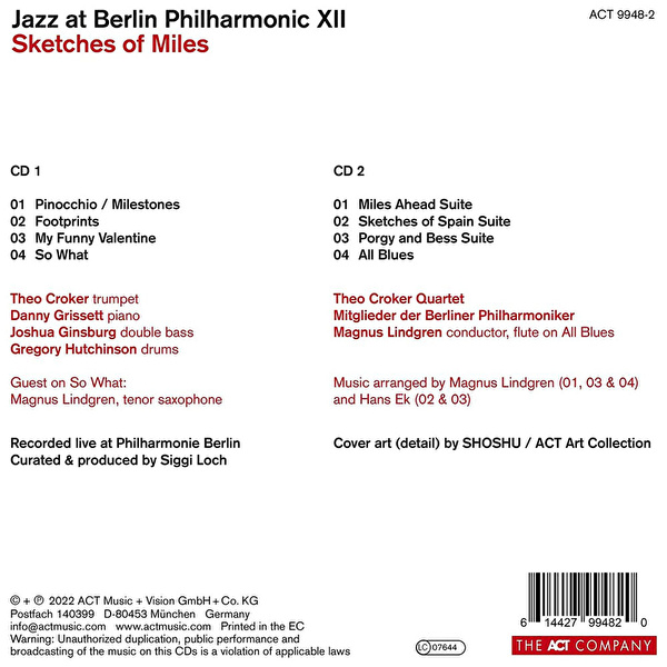 Theo Croker Quartet – Jazz At Berlin Philharmonic XII - Sketches Of Miles