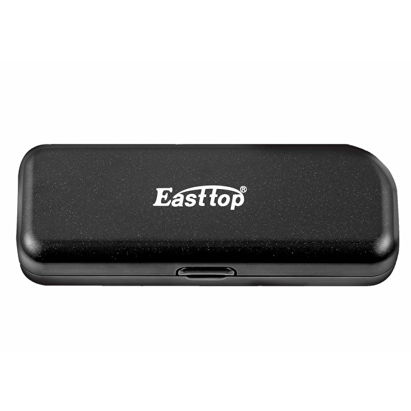 EAST TOP T10-40 Harmonica Bakır Gövde / Kromatik Pompalı / 10 Delikli / Gümüş Renk Mızıka