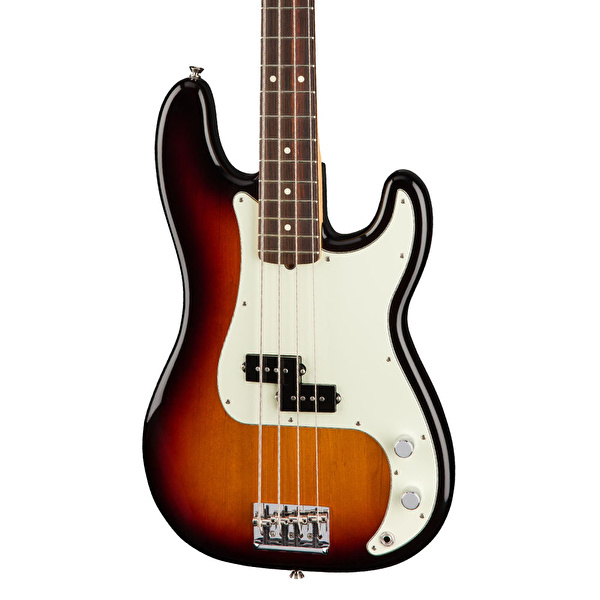 Fender American Pro Precision Bass Gülağacı Klavye 3-Color Sunburst Bas Gitar