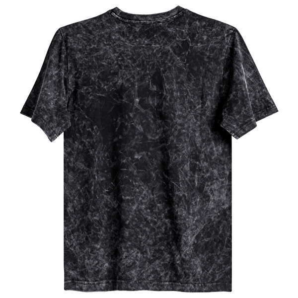 FENDER® Spaghetti Logo Tie-Dye Siyah T-Shirt