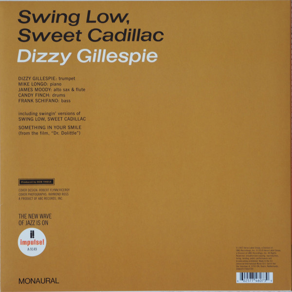 Dizzy Gillespie – Swing Low, Sweet Cadillac (2019 Reissue, Mono)