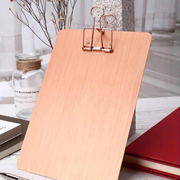KAYIGO Tiny Alüminyum A4 Clipboard Rose