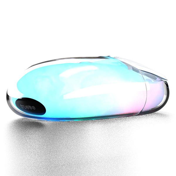 TRUEBO Waterfall Wireless RGB Gökkuşağı Efektli Mouse - Beyaz