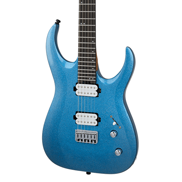 Jackson Pro Misha Mansoor Juggernaut HT6 Abanoz Klavye Blue Sparkle Elektro Gitar