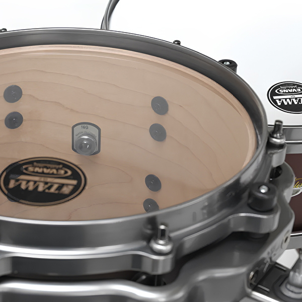 TAMA MA42TZS-FBM Starclassic Maple Flat Burgandy Metallic 4 Parça (22B/10T/12T/16F) Akustik Davul Seti