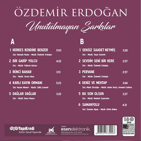 Özdemir Erdoğan – Unutulmayan Şarkılar