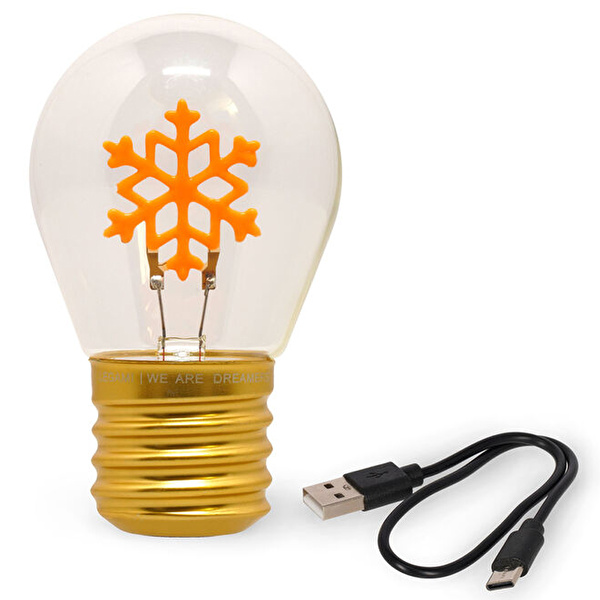 LEGAMI Yeni Yıl - Led Masa Işığı - Kar Tanesi