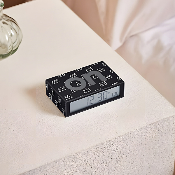 LEXON Flip + Alarm Saat X Jean-Michel Basquiat Crown