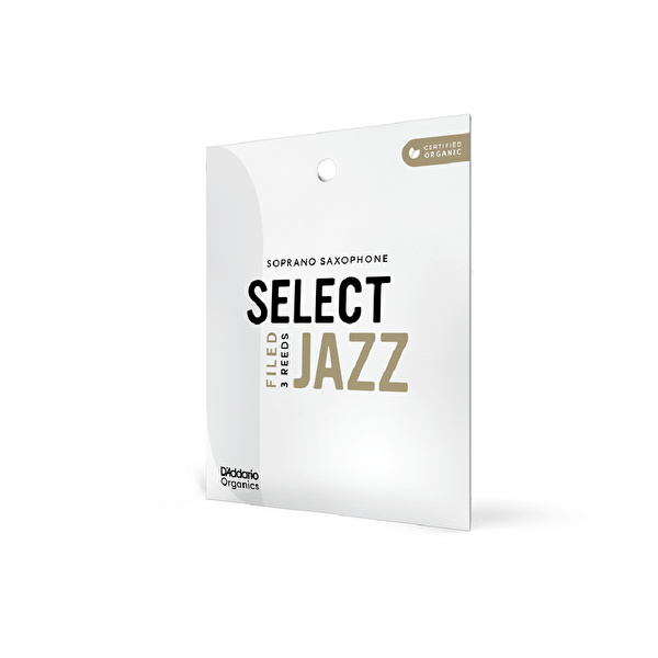 DADDARIO ORSF03SSX2S ORGANIC SELECT JAZZ FILED Soprano Saksafon Kamışı No:2S - 3'lü Kutu
