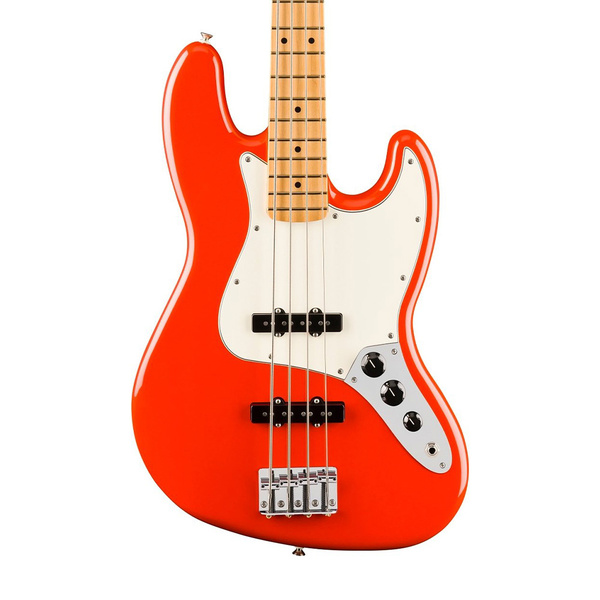 Fender Player II Jazz Bass Coral Red Bas Gitar