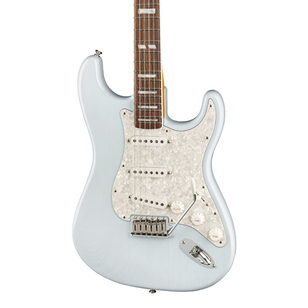 Fender Kenny Wayne Shepherd Stratocaster Gülağacı Transparent Faded Sonic Blue Elektro Gitar