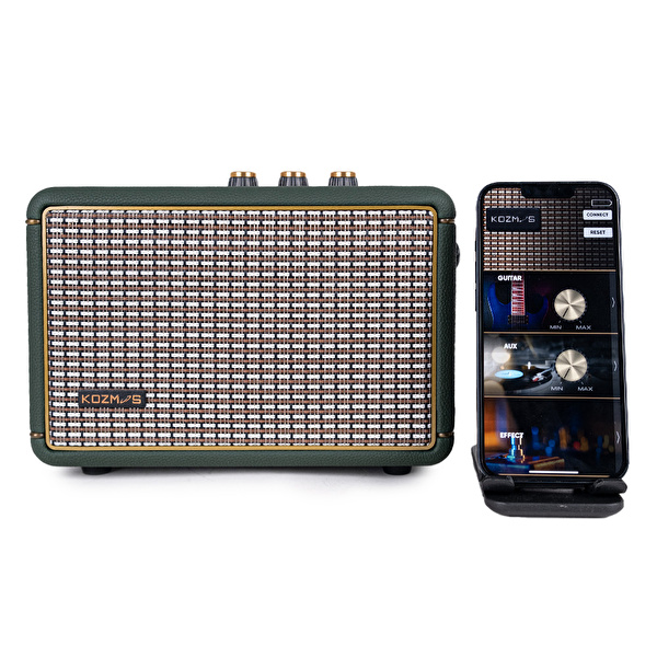 KOZMOS Aura-30 Uygulama ile Kontrol Edilebilen Akustik Enstrüman Amfisi ve Bluetooth Hoparlör