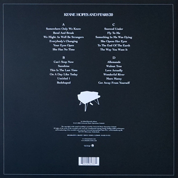 Keane - Hopes And Fears (Limited 20th Anniversary Edition) (Colored Vinyl)