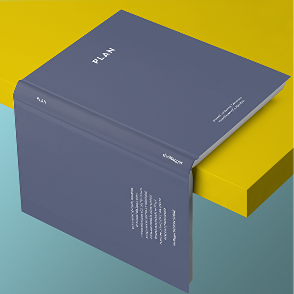 THE MAGGER Plan Mini Midnight Blue Defter