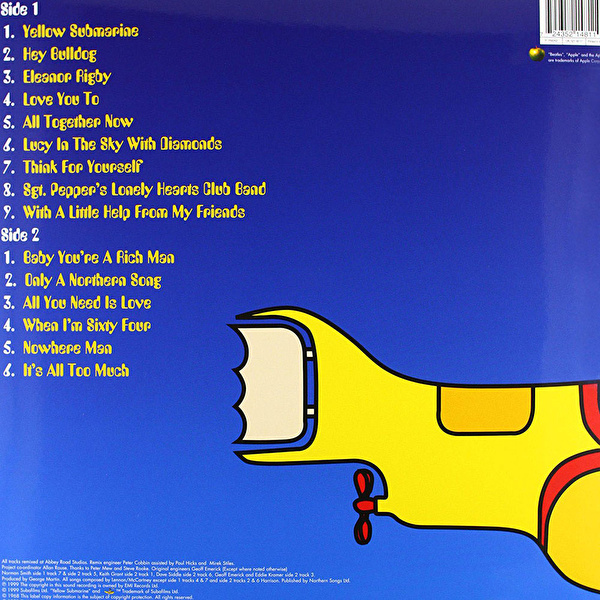 The Beatles - Yellow Submarine Songtrack