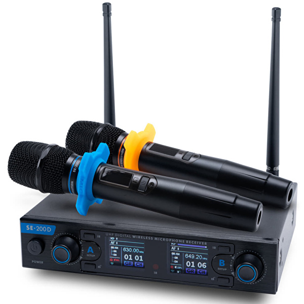 Studio Evolution SE 200D UHF İkili El Telsiz Mikrofon Seti