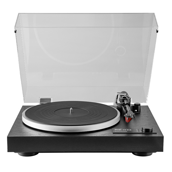 Dual CS 518 Siyah Ahşap Manuel Pikap/Plakçalar (Dahili MM preamfi, 2M Red iğne ve kartuş)