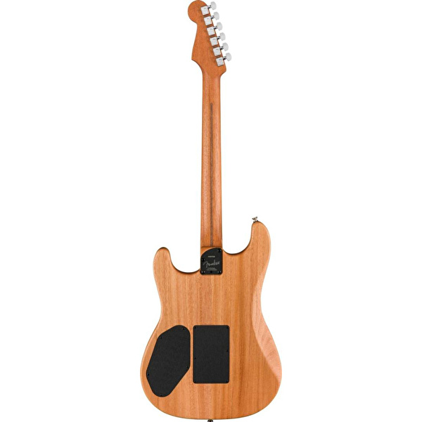 Fender Acoustasonic Stratocaster Abanoz Klavye Natural Elektro Akustik Gitar
