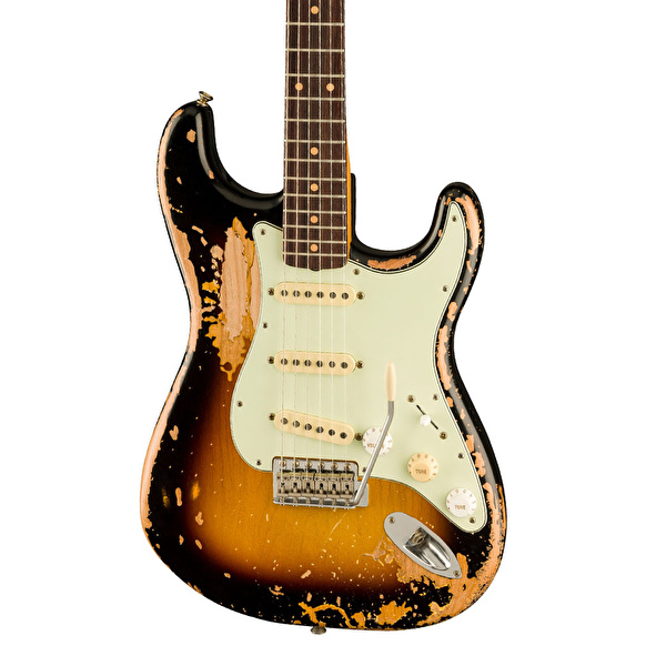 Fender Mike McCready Stratocaster Heavy Relic Gülağacı Klavye 3 Ton Sunburst Elektro Gitar