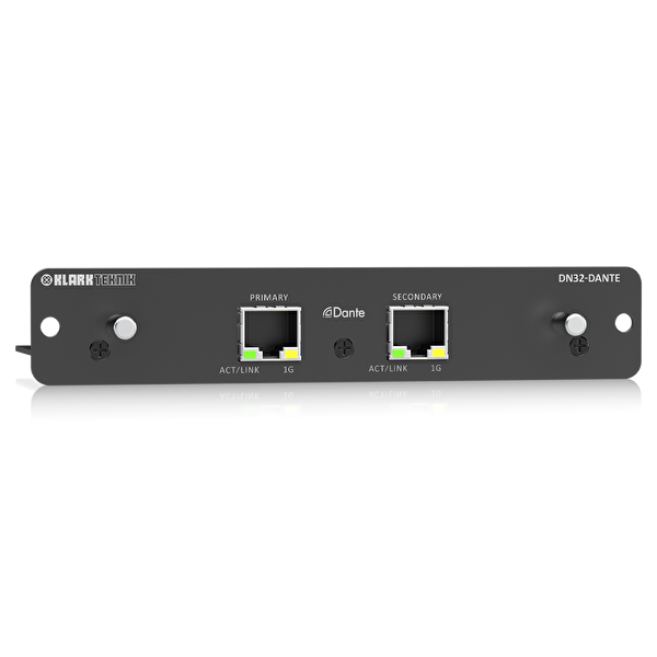 KLARK TEKNIK DN32-DANTE Audinate Dante Genişleme Modülü (32 Bidirectional-Kanala Kadar)