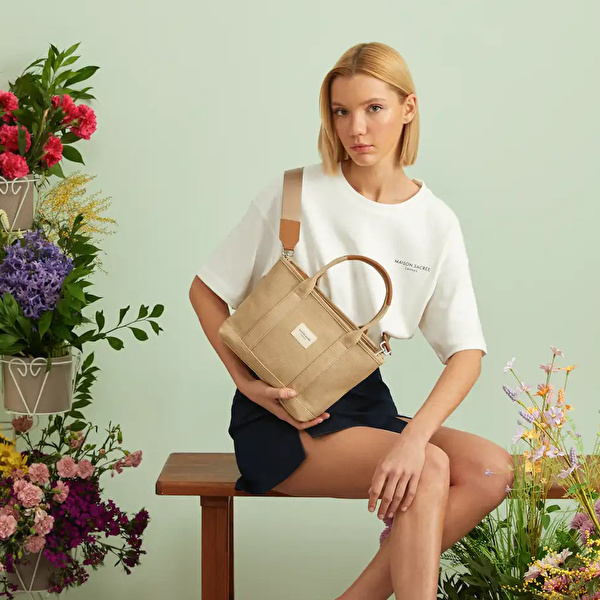 MAISON SACREE Miramar Kahverengi Mini Kol Çantası