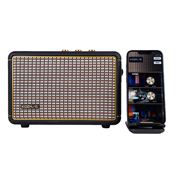 KOZMOS Blaze-30BK Uygulama ile Kontrol Edilebilen Elektro Gitar Amfisi ve Bluetooth Hoparlör