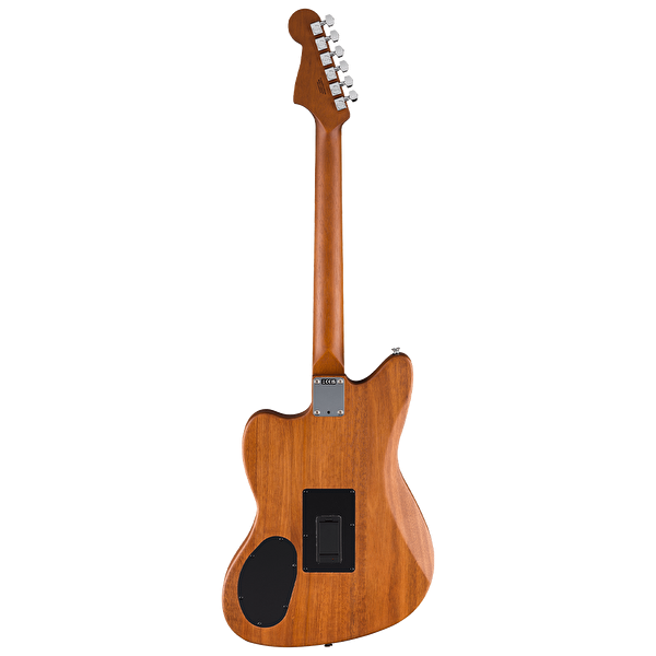 Fender Acoustasonic Standard Jazzmaster Gülağacı Klavye Aged Natural Elektro Akustik Gitar