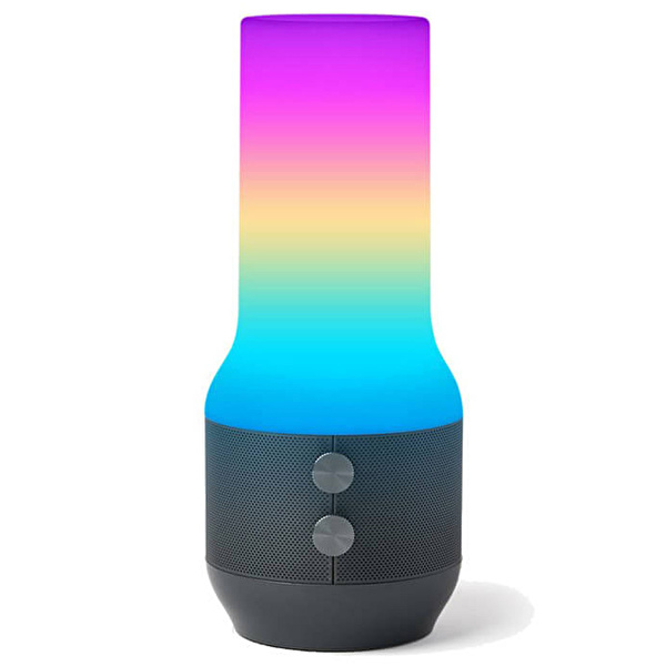 LEXON Terrace + Lamba-BT Hoparlör- Powerbank Metalik Gri