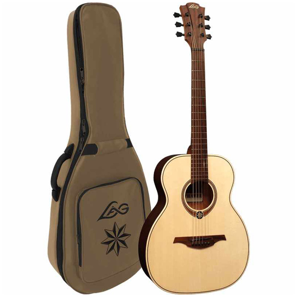 LAG TRAVEL-SPS Sauvage Travel Natural Akustik Gitar (Gigbag Dahil)