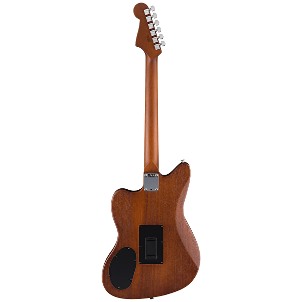 Fender Acoustasonic Standard Jazzmaster Gülağacı Klavye Honey Burst Elektro Akustik Gitar