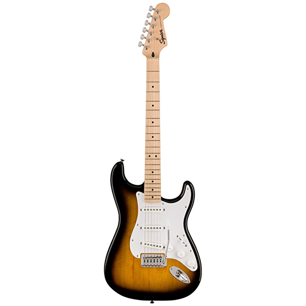 Squier Sonic Stratocaster 2 Ton Sunburst Frontman 10G Amfi Elektro Gitar Seti
