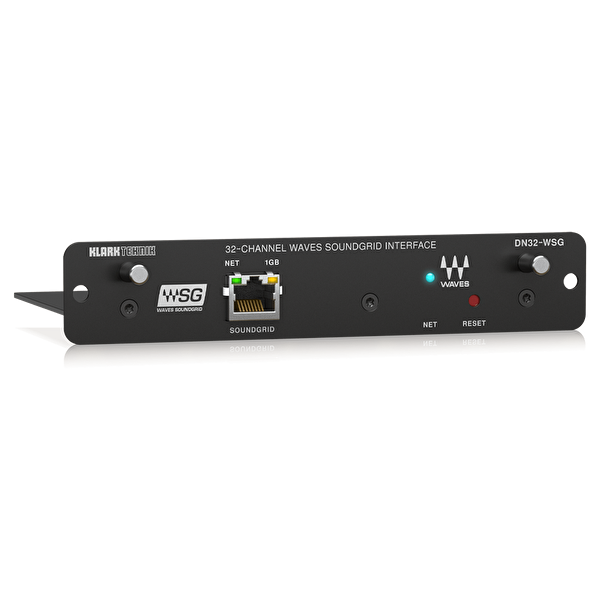 KLARK TEKNIK DN32-WSG Genişleme Kartı 32-Kanal Düşük Gecikmeli AoIP in WAVES SoundGrid Networks
