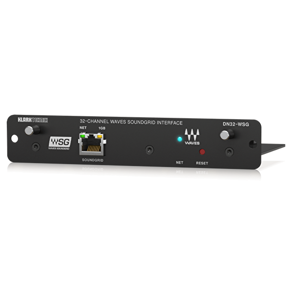 KLARK TEKNIK DN32-WSG Genişleme Kartı 32-Kanal Düşük Gecikmeli AoIP in WAVES SoundGrid Networks