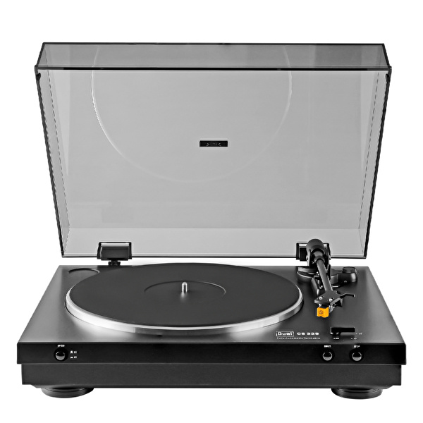 Dual CS 329 Siyah Tam Otomatik Belt-Drive Pikap/Plakçalar (Dahili MM Preamfi, AT91 Kartuş ve iğne)