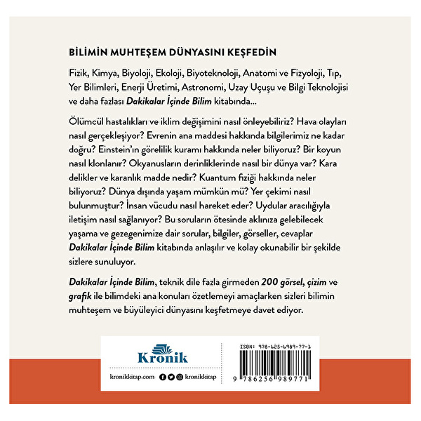 Dakikalar İçinde Bilim - Anında Açıklanan 200 Temel Kavram