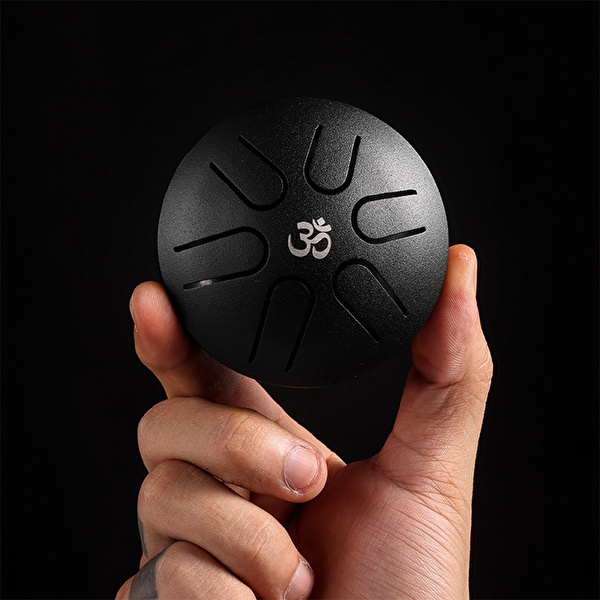 YOGIXO Tongue Drum Mini 6 Notalı 3″ Siyah