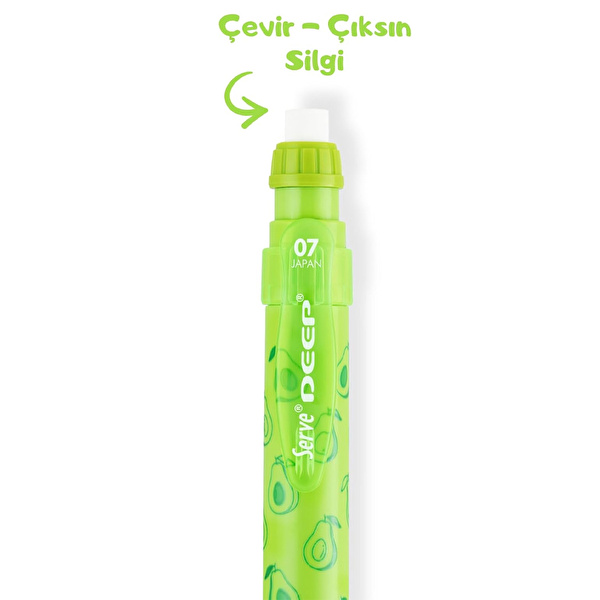 SERVE Deep Mekanik Kurşun Kalem 07mm Fos Yeşil Avokado