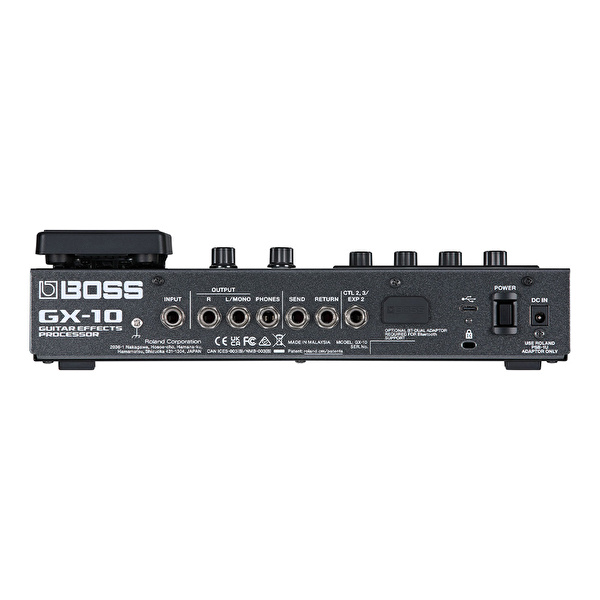 BOSS GX-10 Kompakt Gitar / Bas Efekt Prosesörü