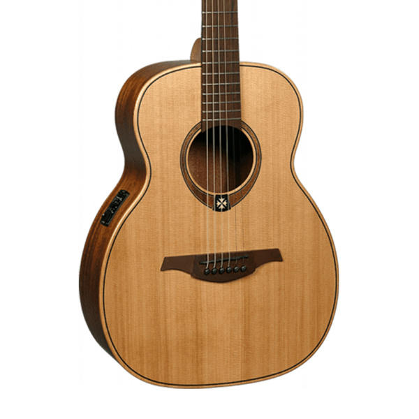 LAG TRAVEL-RCE Travel Red Cedar Elektro Akustik Gitar (Gigbag Dahil)