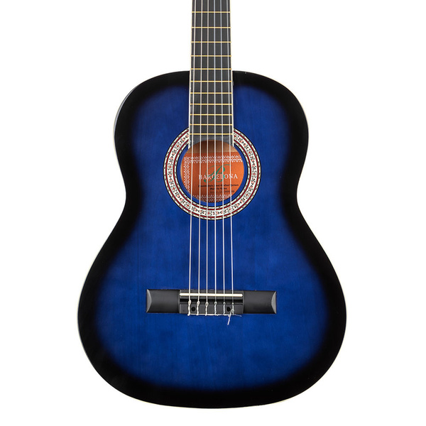 BARCELONA LC 3600 BB / 3/4 Junior Blue Black Sunburst Klasik Gitar