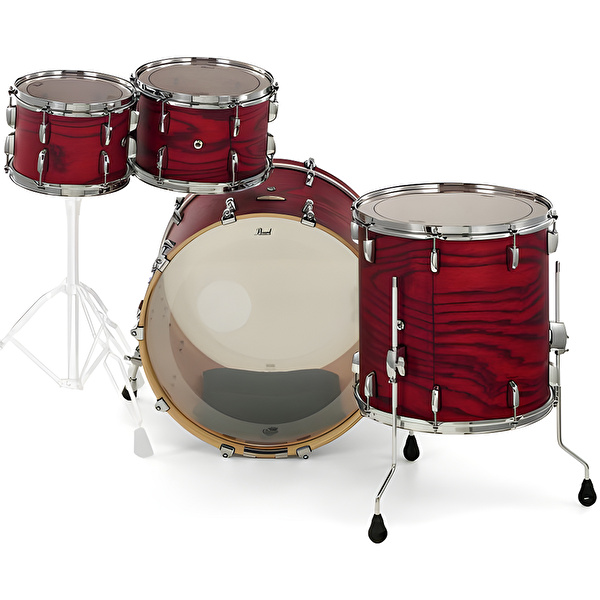 PEARL STS904XP/C847 - Session Studio Select 'Scarlet Ash' 4 Parça (20B/10T/12T/14F) Akustik Davul Seti