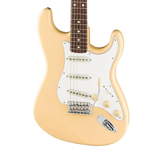 Fender Yngwie Malmsteen Stratocaster Scalloped Gülağacı Klavye Vintage White Elektro Gitar