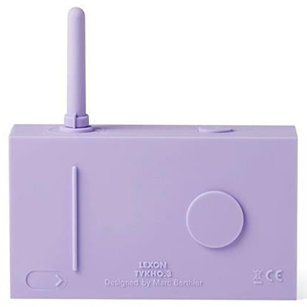 LEXON Tykho 3 Radyo ve Bluetooth Hoparlör Lila