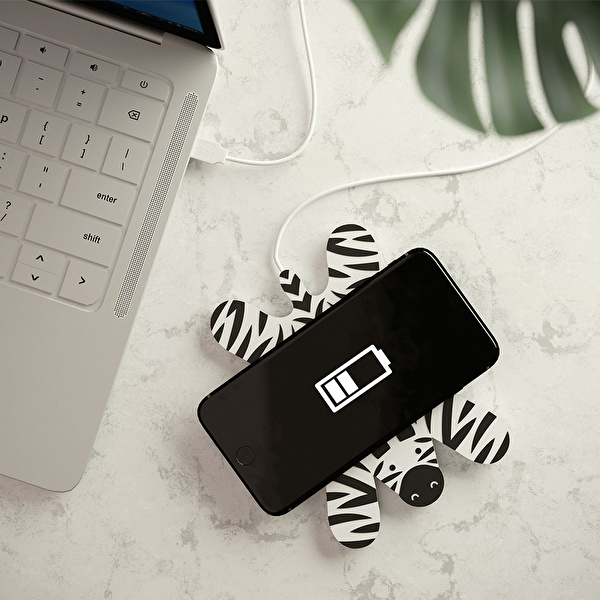 MUSTARD Zebra Kablosuz Şarj Cihazı